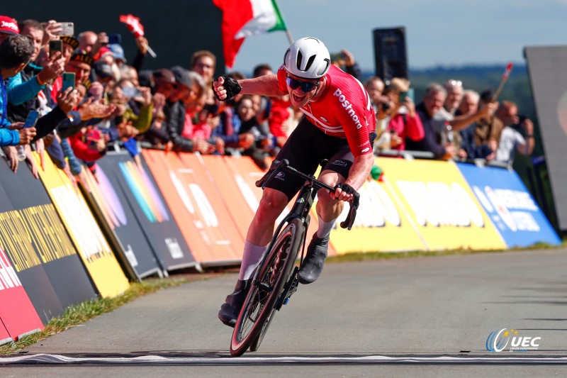 2023 UEC Road European Championships - Drenthe - Under 23 Men's Road Race - Coevorden - Col Du VAM 108 km - 22/09/2023 - Henrik Pedersen (Denmark) - photo Luca Bettini/SprintCyclingAgency?2023